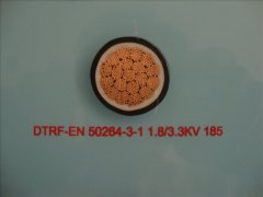 DTRF-EN 50264-3-1 1.8/3.3KV 185轨道交通车辆用电缆